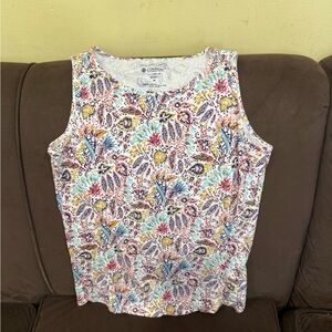 Coolibar Multicolor Paisley Tank Top UPF 50